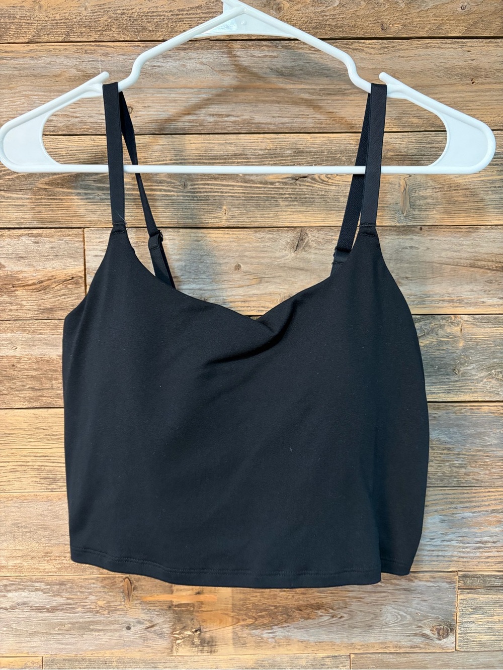 Auden Black Women's Cropped Cami Tank Top* - size L